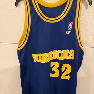 Joe Smith #32 Golden State Warriors Champion Jersey Size 44 L NBA 90s Vintage